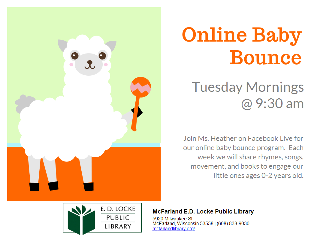 Online Baby Bounce E.D. Locke Public Library